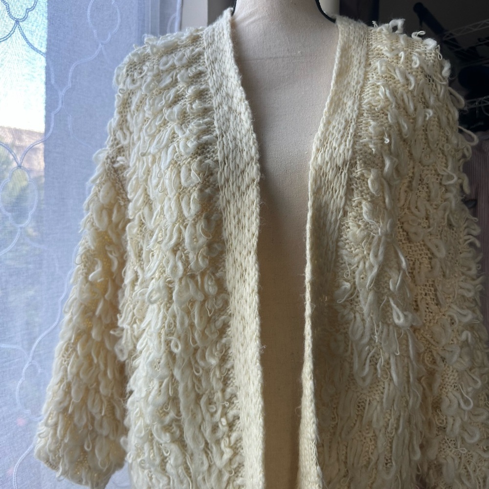 Anthropologie Cozy Cream Sweater